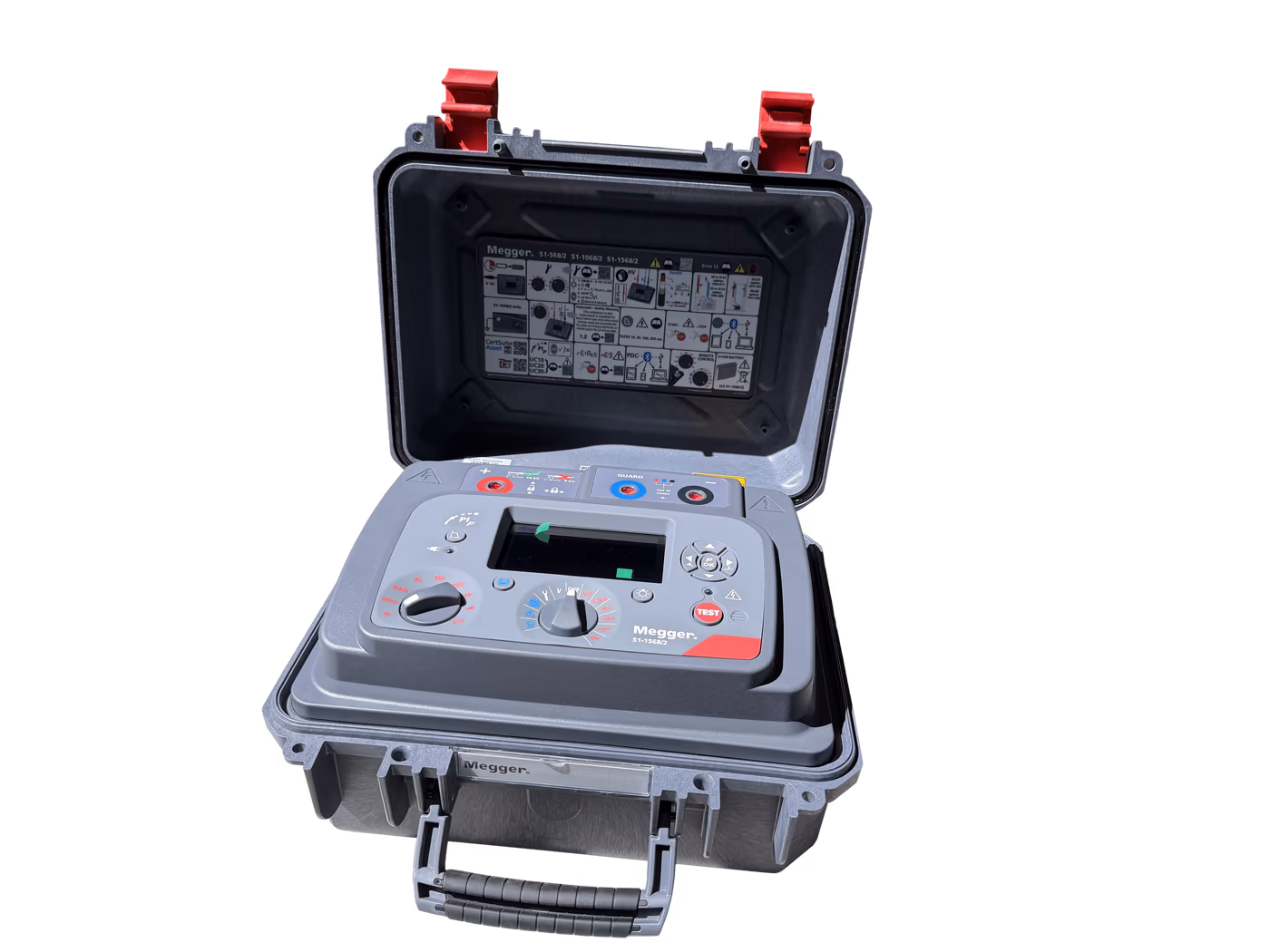 Megger S1-1568/2-EU EXPERT 15kV IRT 2024 PIP Isolatiemeter 250 V, 500 V, 1000 V, 2500 V, 5000 V, 10000 V, 15000 V 35 TΩ product image 1